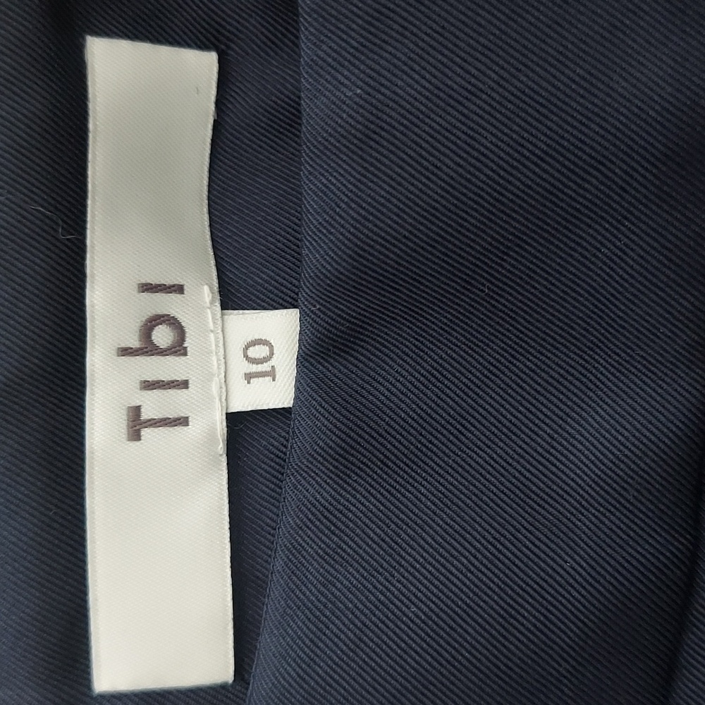 Tibi Color Block Pattern Knee Length Blue Skirt S… - image 6